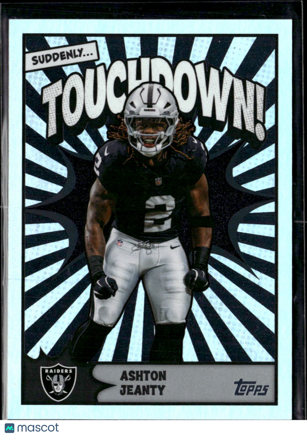 Ashton Jeanty 2026 Topps Touchdown SSP CASE HIT Las Vegas Raiders