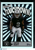 Ashton Jeanty 2026 Topps Touchdown SSP CASE HIT Las Vegas Raiders