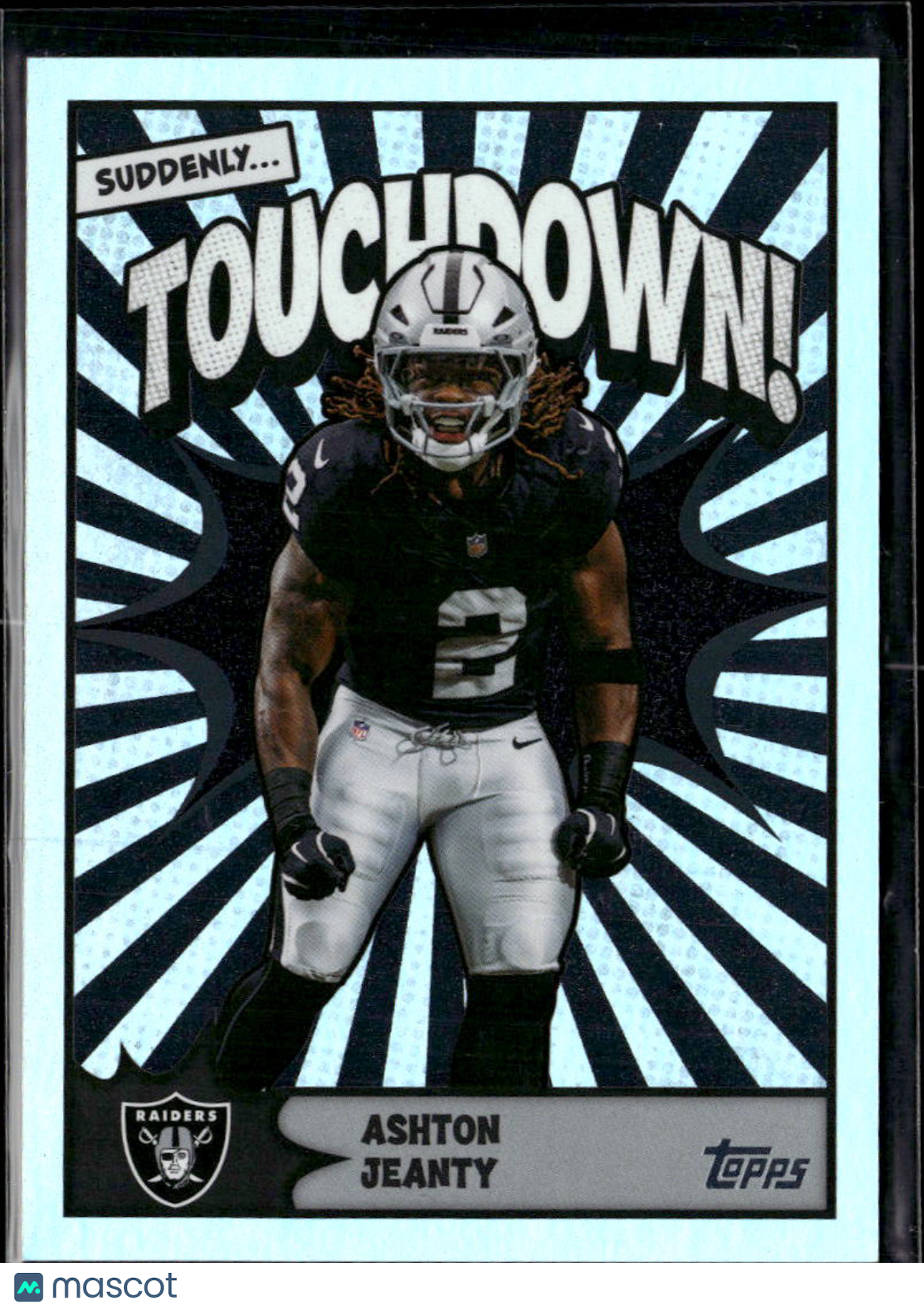 Ashton Jeanty 2026 Topps Touchdown SSP CASE HIT Las Vegas Raiders