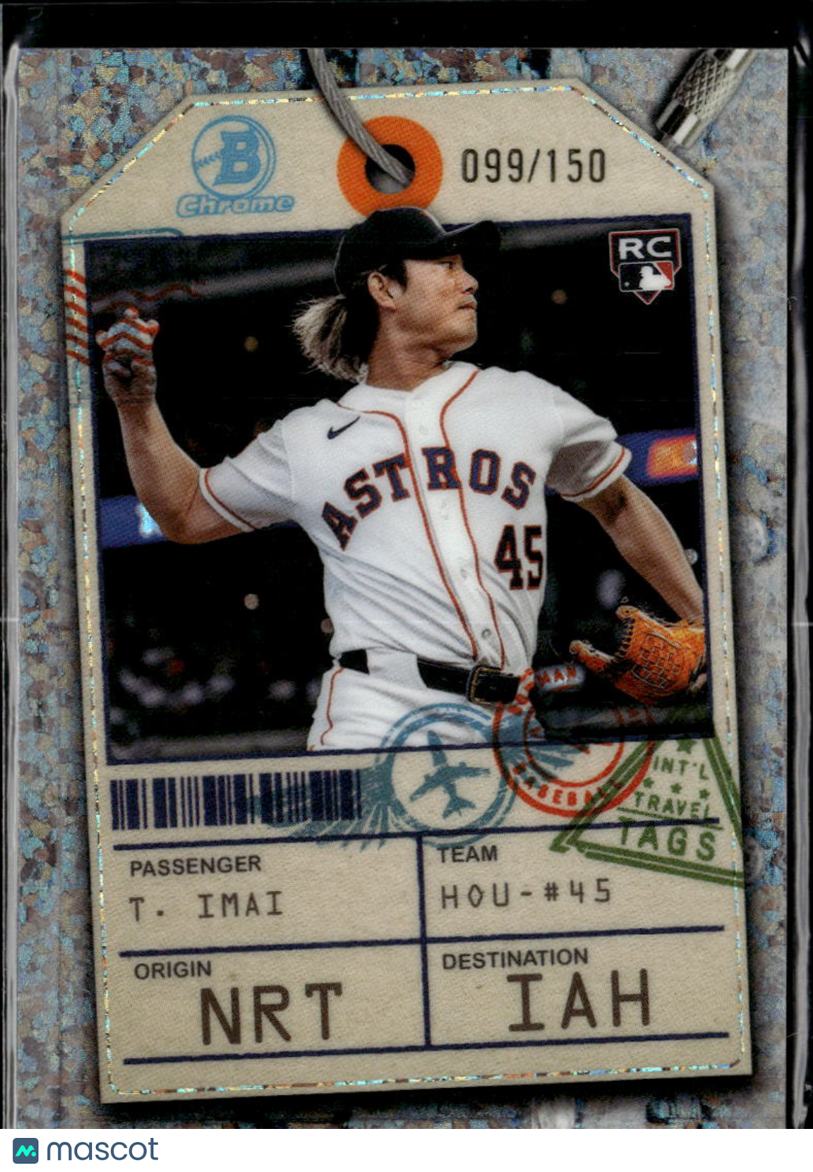 Tatsuya Imai 2026 Bowman Chrome Travel Tags RC 99/150 Houston Astros