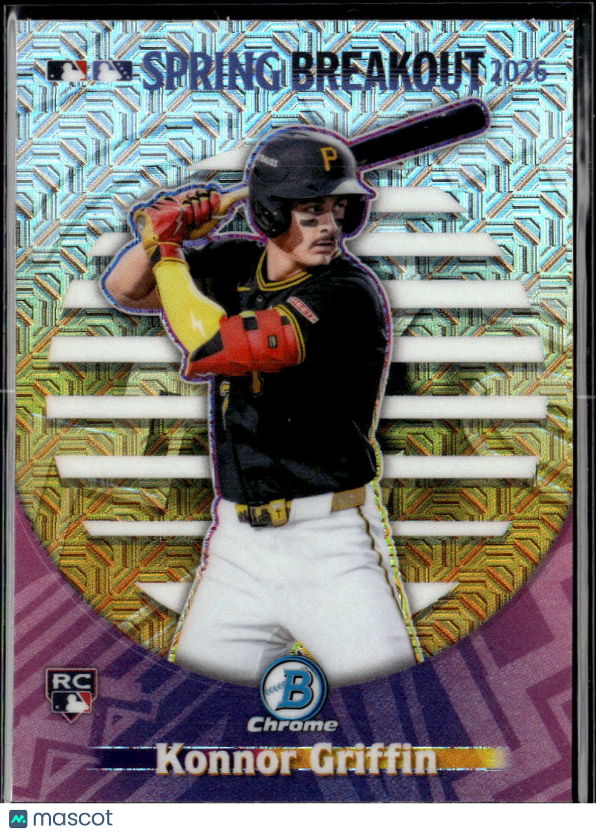 Konnor Griffin 2026 Bowman Chrome Spring Breakout Mega Box RC Refractor Pirates
