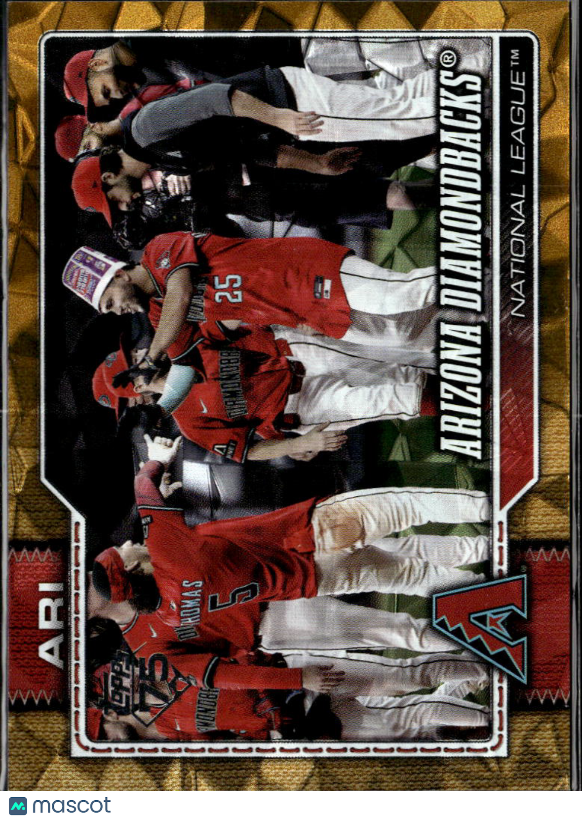 Arizona Diamondbacks 2026 Topps GOLD Diamante Team Card 46/50