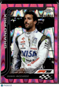 Daniel Ricciardo 2025 Topps Chrome Formula 1 Pink RayWave Refractor /250