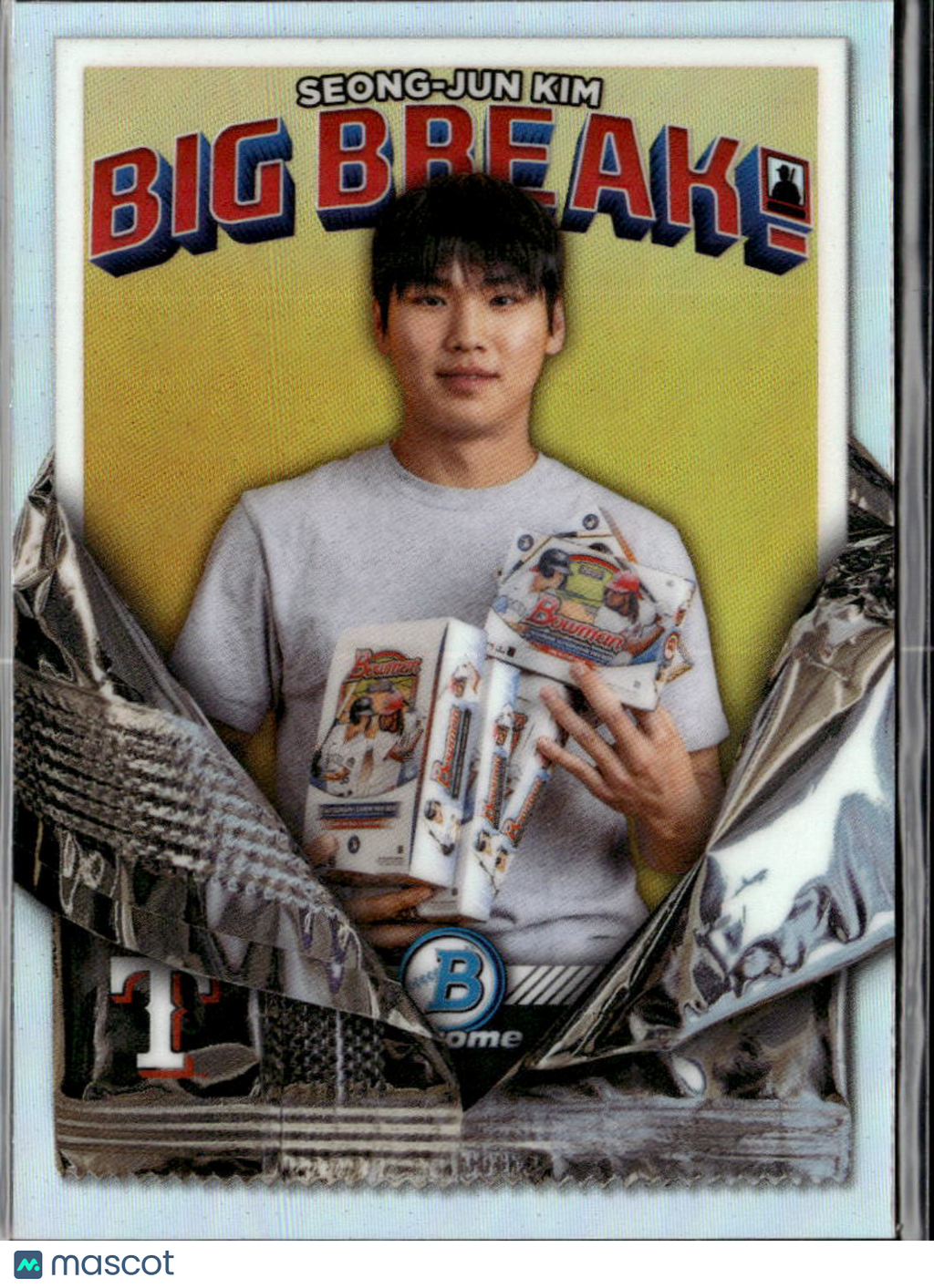 Seong-Jun Kim 2026 Bowman Chrome Big Breaks Texas Rangers