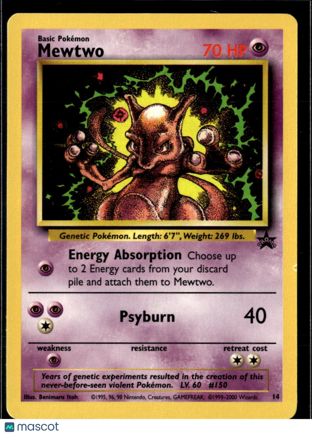 Mewtwo Wizards Black Star Promo #14