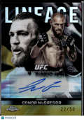 Conor McGregor 2026 Topps Chrome UFC GOLD Auto Autograph 22/50
