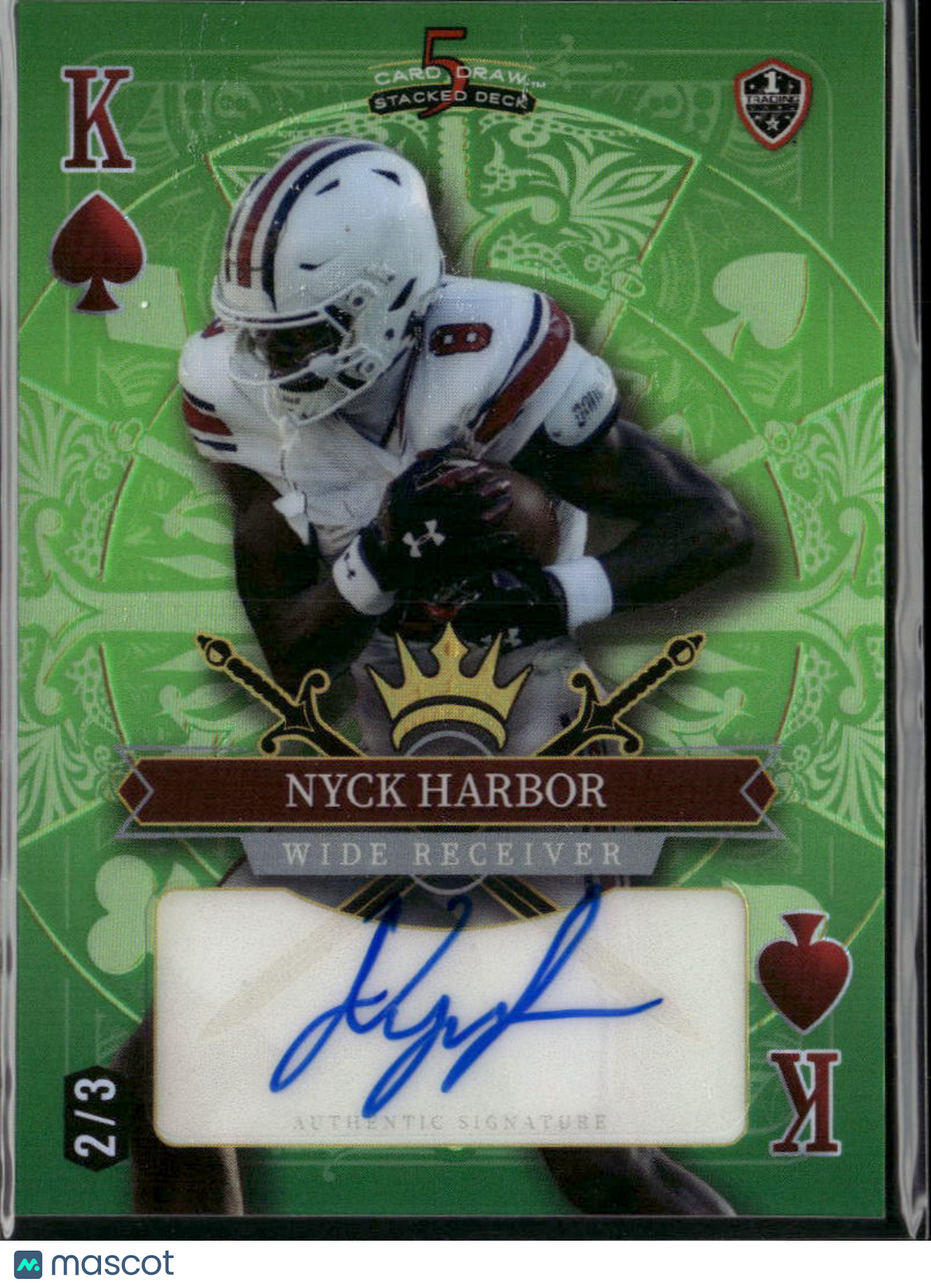 Nyck Harbor 2024 Wild Card Auto Autograph RC South Carolina 2/3