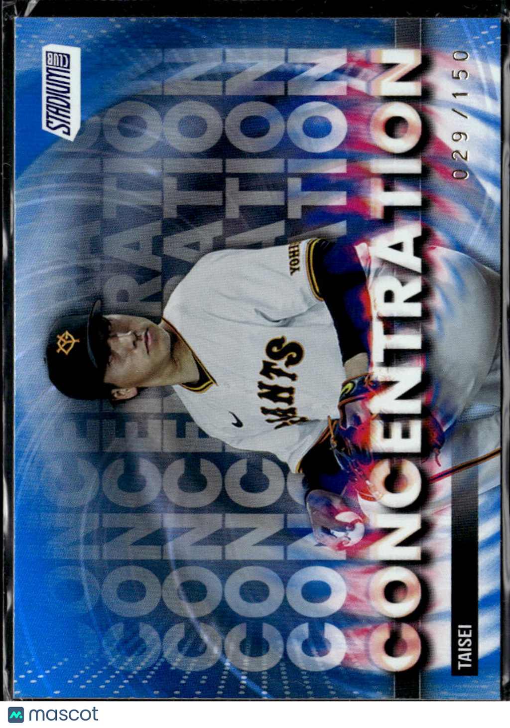 Taisei Taisei Ota 2025 Topps Stadium Club NPB Blue /150 Yomiuri Giants