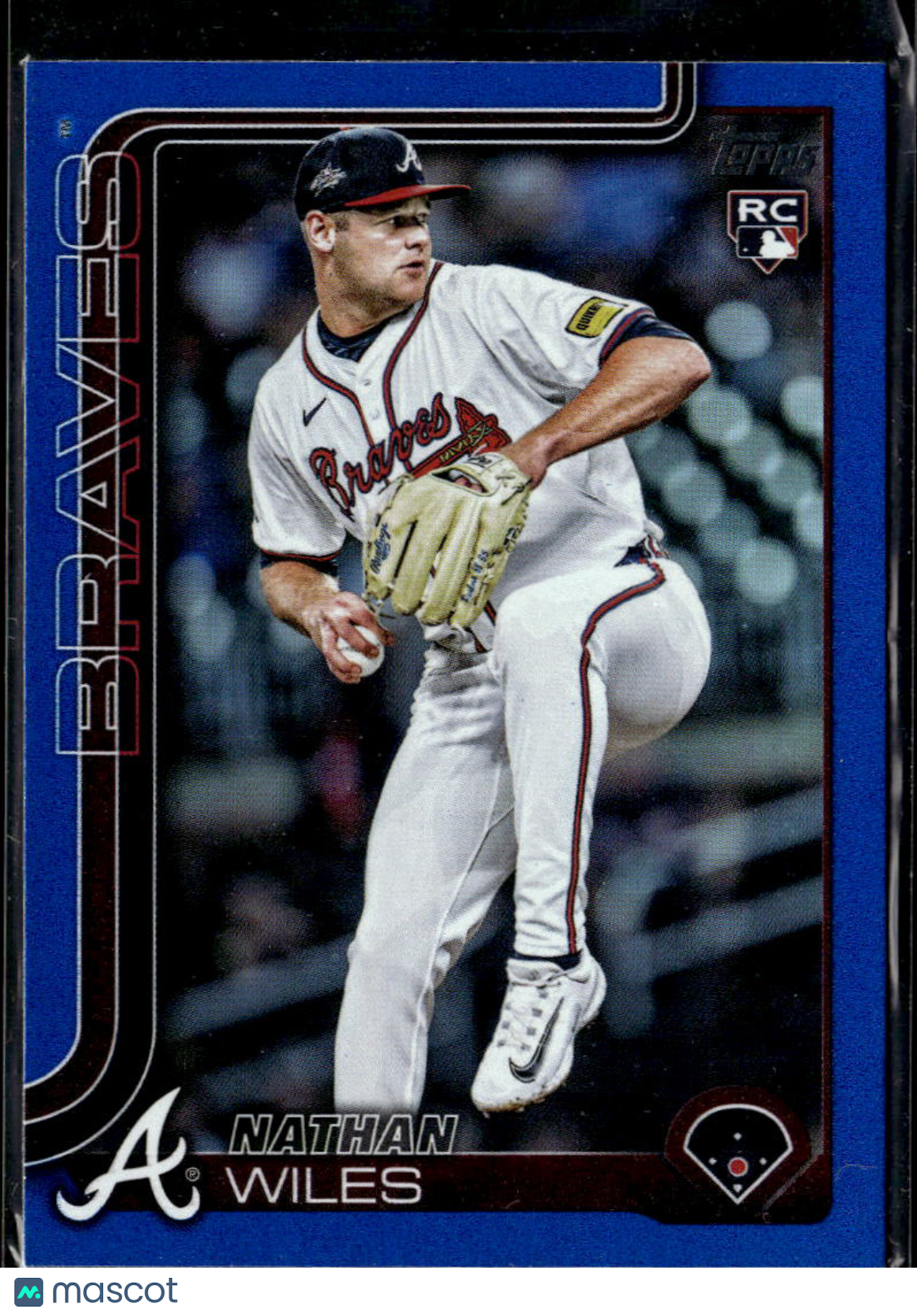 Nathan Wiles 2025 Topps Update Series RC Blue /150 Atlanta Braves