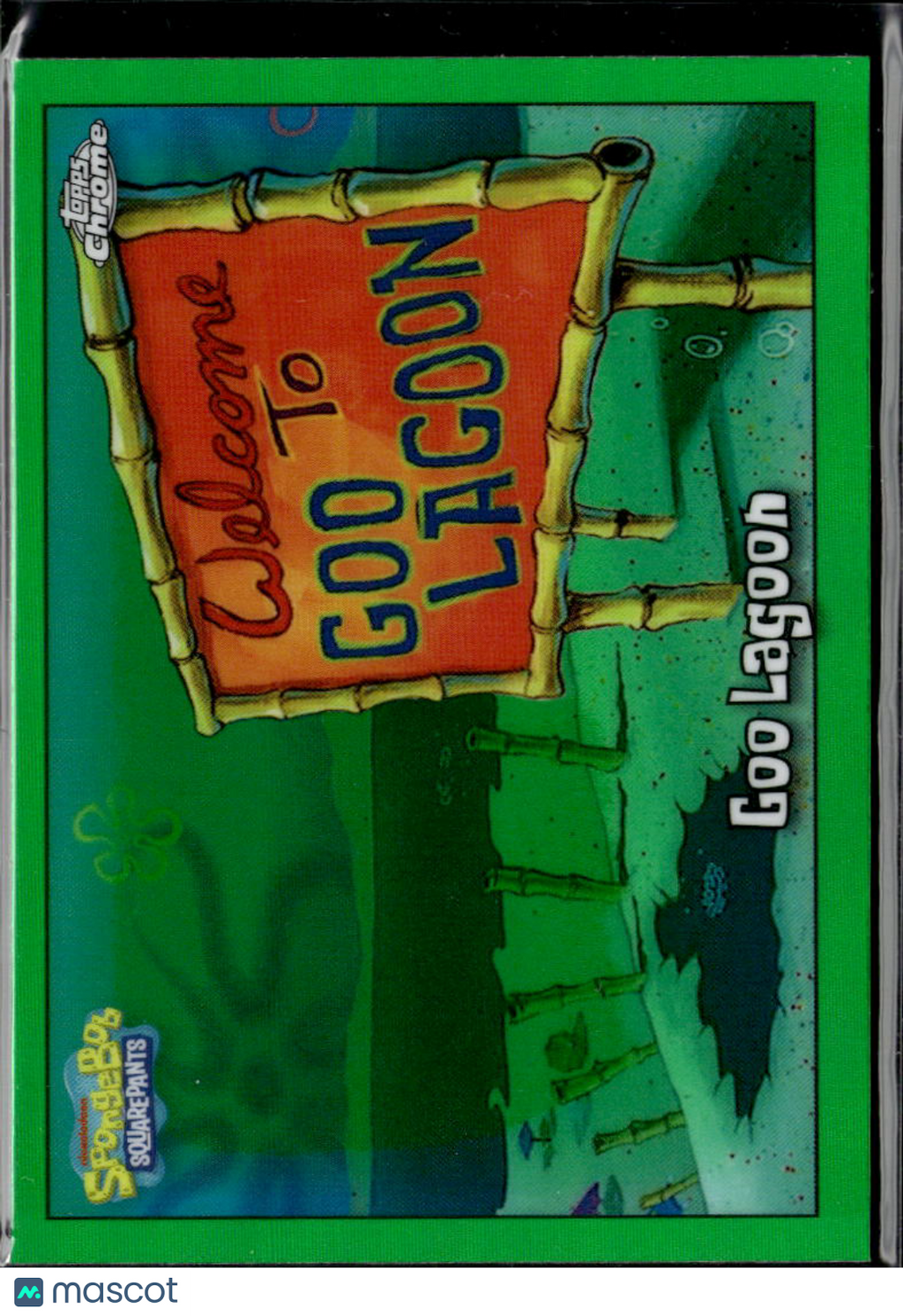 Goo Lagoon 2025 Topps Chrome SpongeBob SquarePants Kelp Refractor  #42