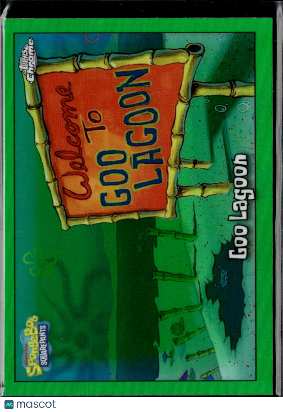 Goo Lagoon 2025 Topps Chrome SpongeBob SquarePants Kelp Refractor  #42