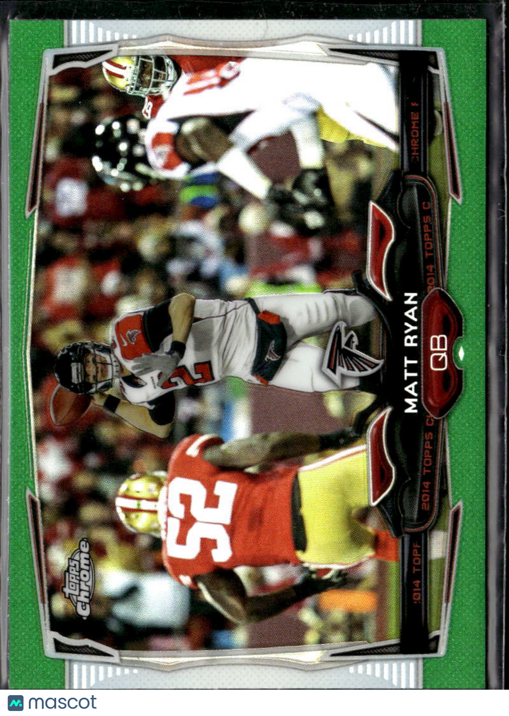 Matt Ryan 2014 Topps Chrome Green Refractor Atlanta Falcons