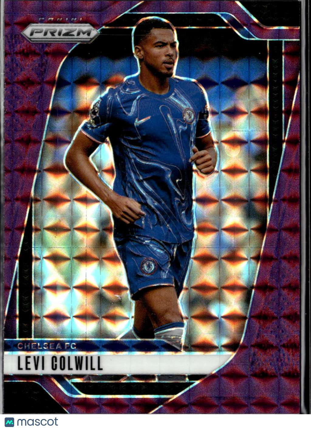 Levi Colwill 2025 Prizm Premier League Purple Mosaic 123/249 Chelsea FC