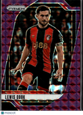 Lewis Cook 2025 Prizm Premier League Soccer Purple Mosaic /249 AFC Bournemouth