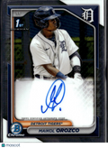 Maikol Orozco 2024 Bowman Chrome 1st Auto Autograph Detroit Tigers