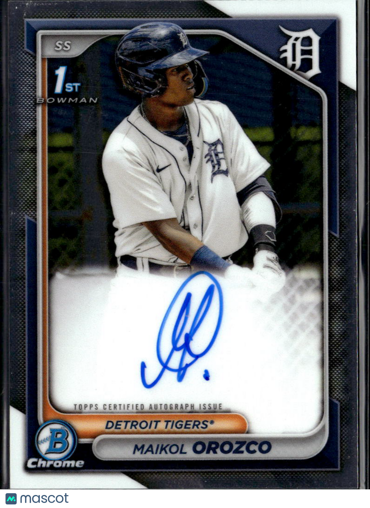 Maikol Orozco 2024 Bowman Chrome 1st Auto Autograph Detroit Tigers