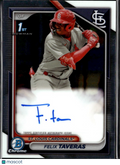 Felix Taveras 2024 Bowman Chrome 1st Auto Autograph St. Louis Cardinals