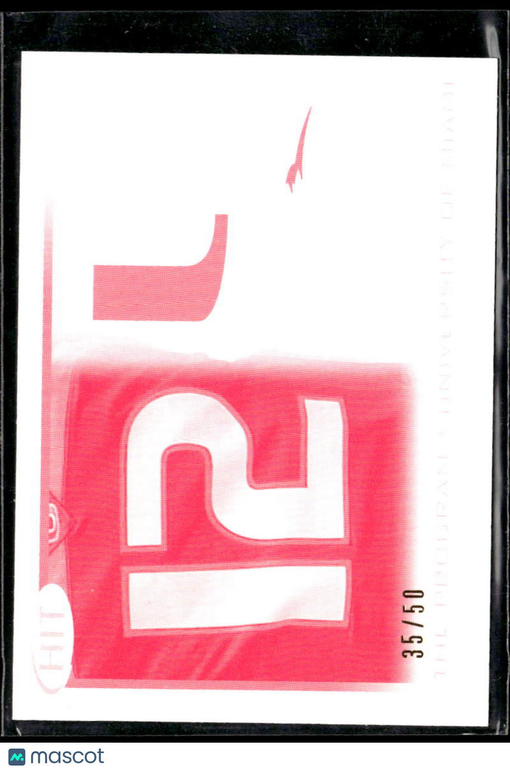 Jacory Harris 2010 SAGE HIT The Program Make Ready Magenta /50 Miami Hurricanes