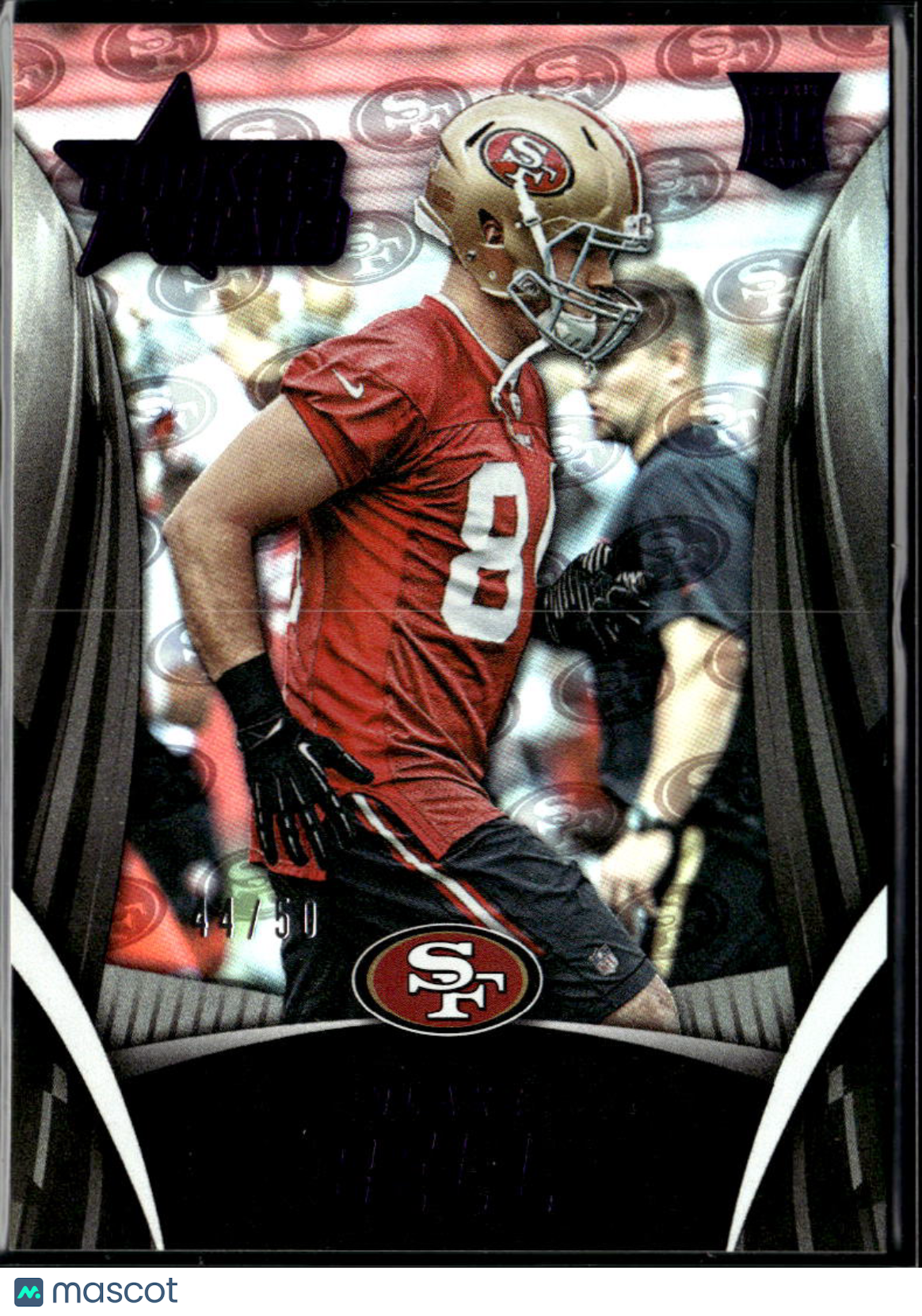 Blake Bell 2015 Rookies & Stars Purple Rookie RC 44/50 Sooners 49ers