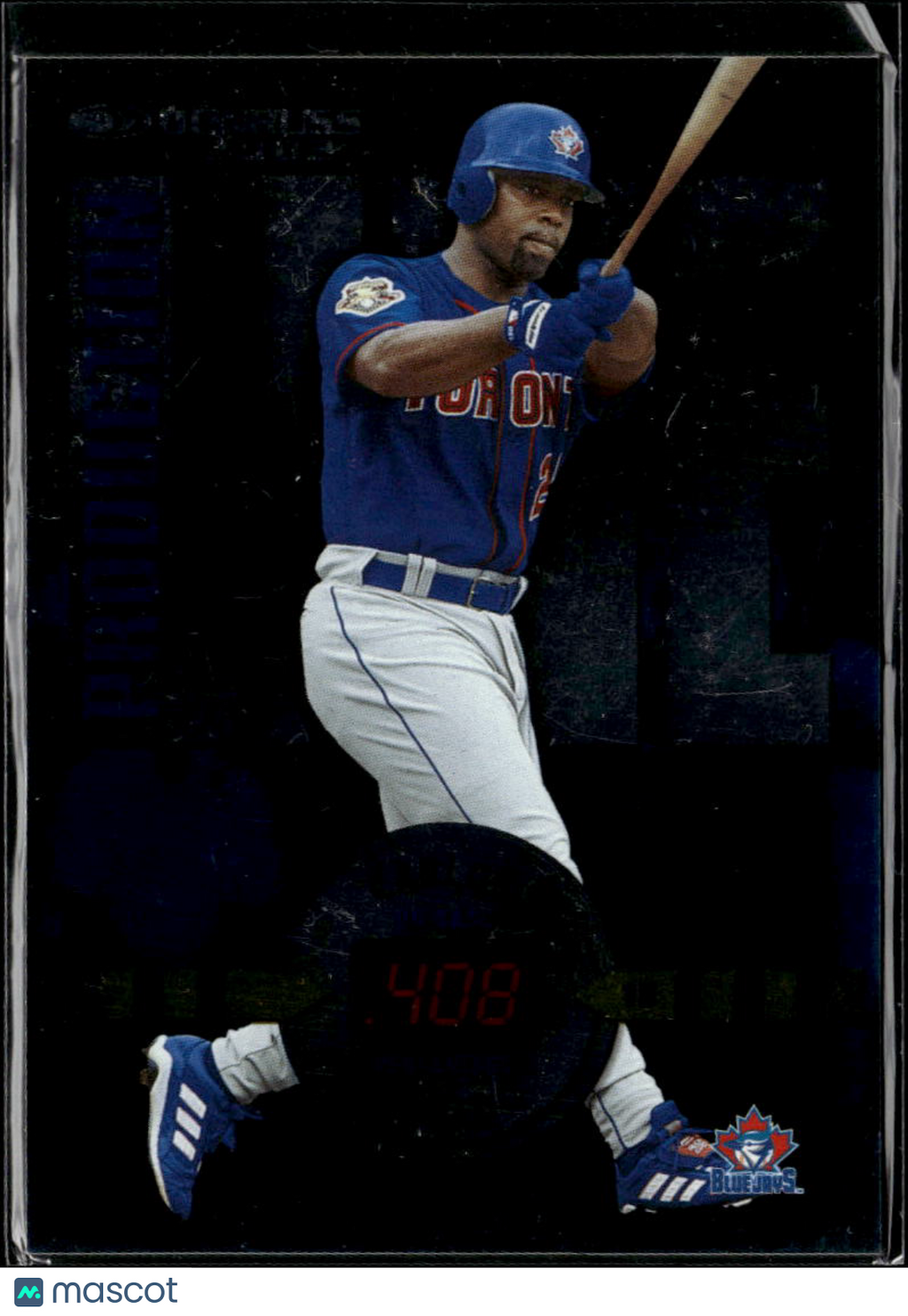 Carlos Delgado 2002 Donruss Elite Production Line 338/408 Toronto Blue Jays