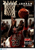 Michael Jordan 1992 SkyBox USA Basketball #44 Chicago Bulls