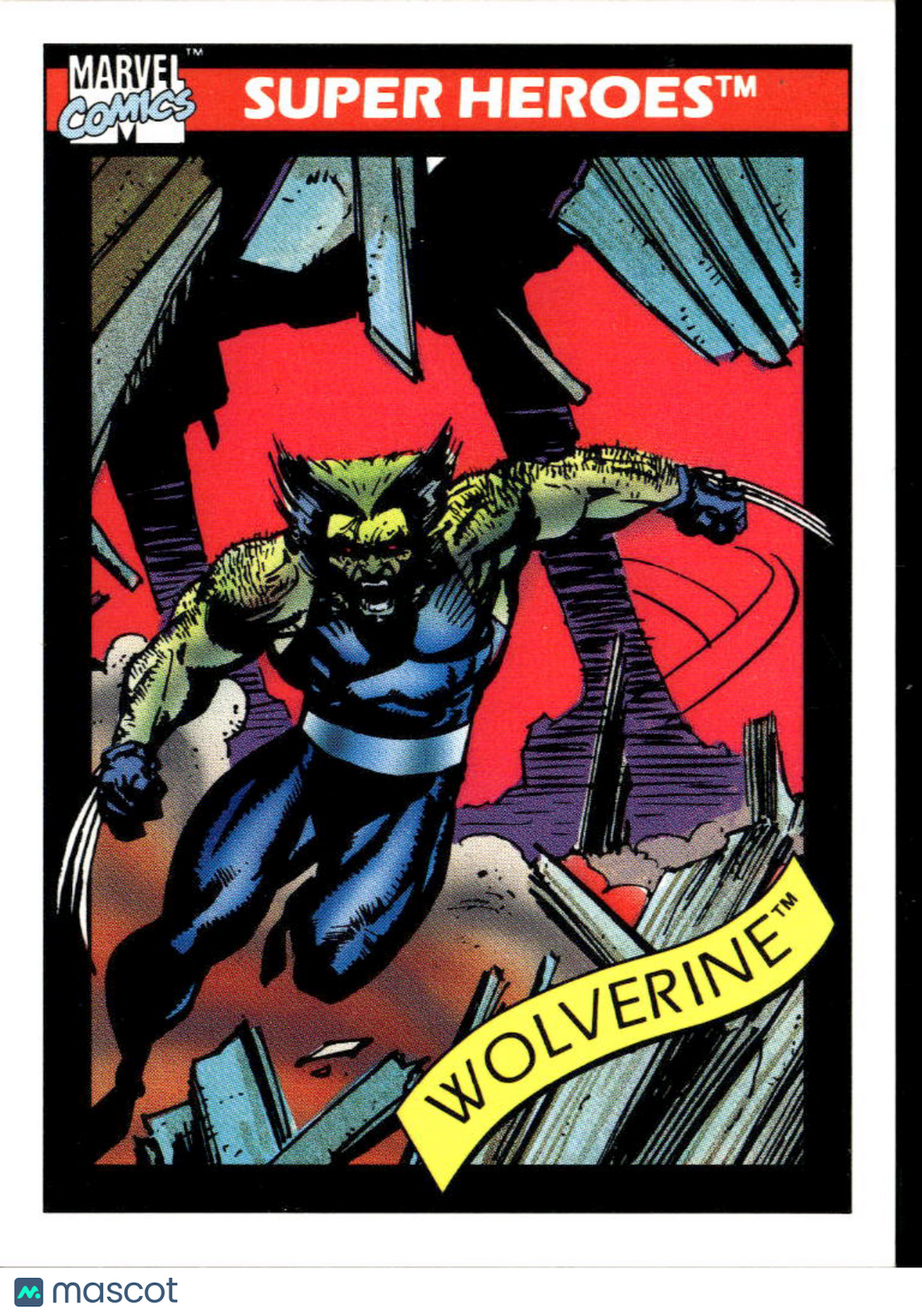 Wolverine 1990 Marvel Comics Super Heroes Series 1 #37