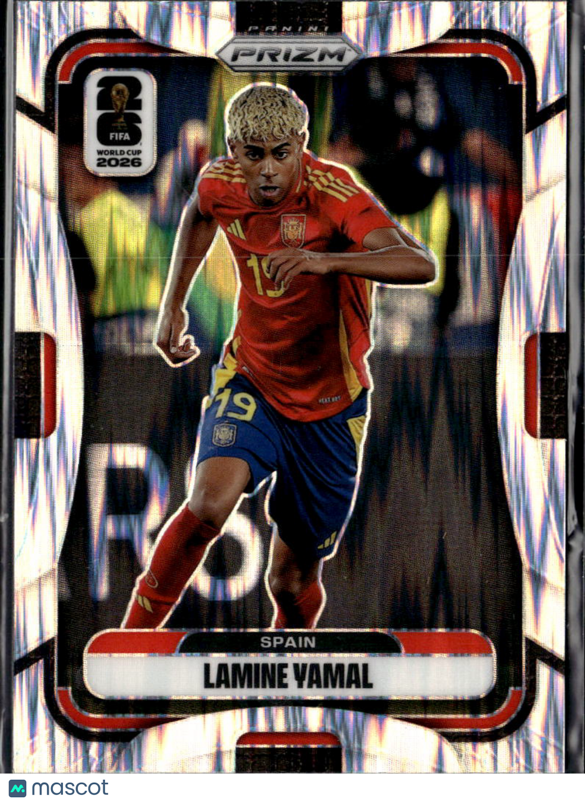 Lamine Yamal 2026 Panini Prizm FIFA World Cup Shock Prizm Spain