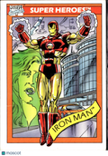 Iron Man 1990 Marvel Comics Super Heroes Impel #42