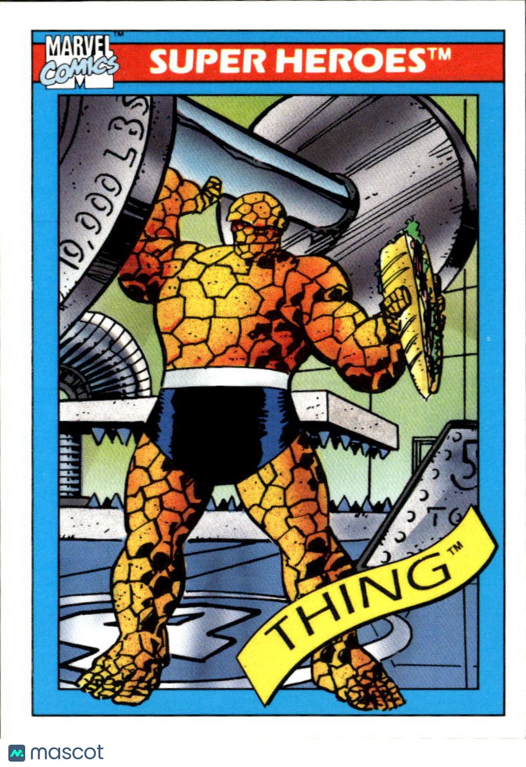 Thing 1990 Impel Marvel Universe #6