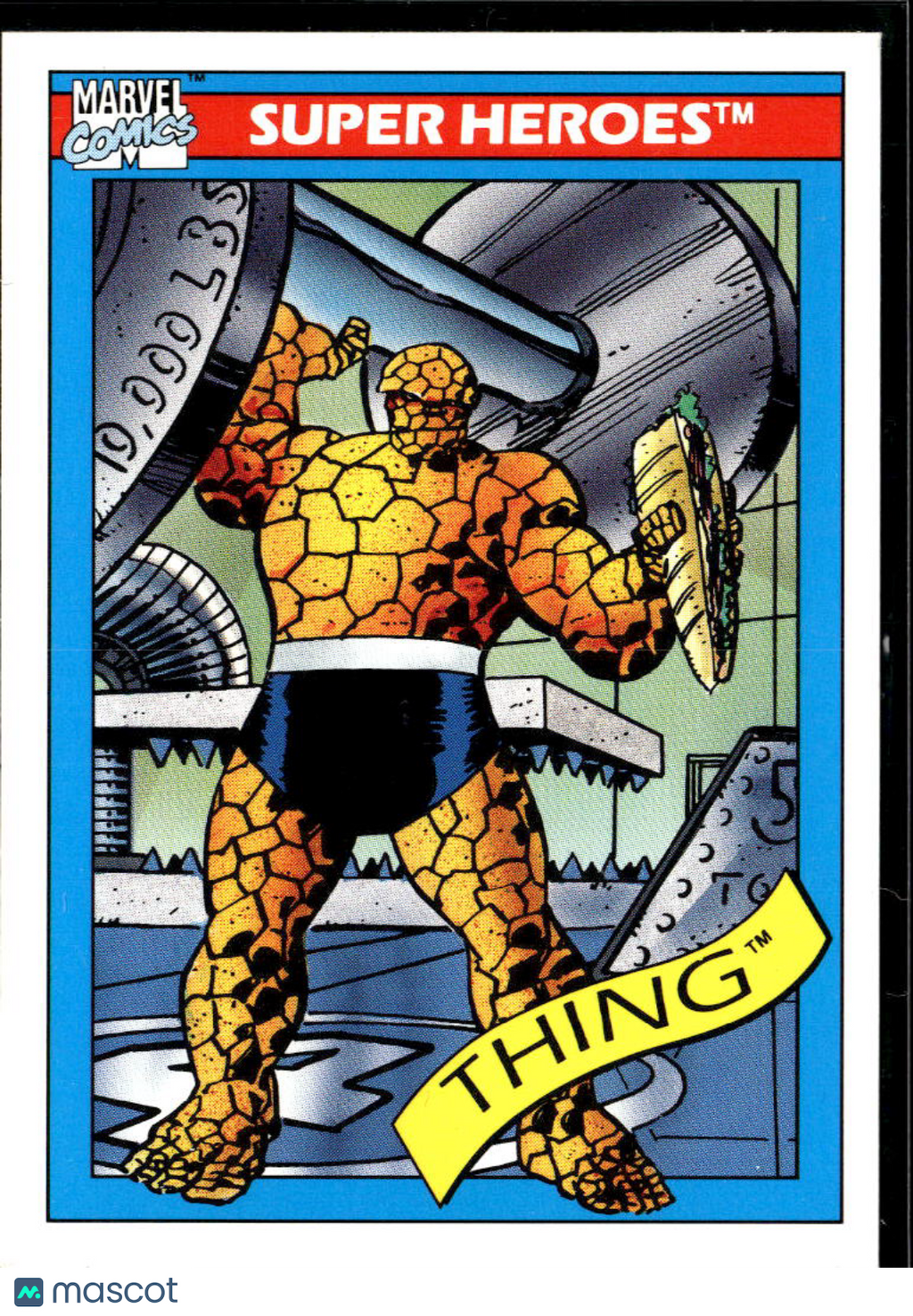 Thing 1990 Impel Marvel Universe #6