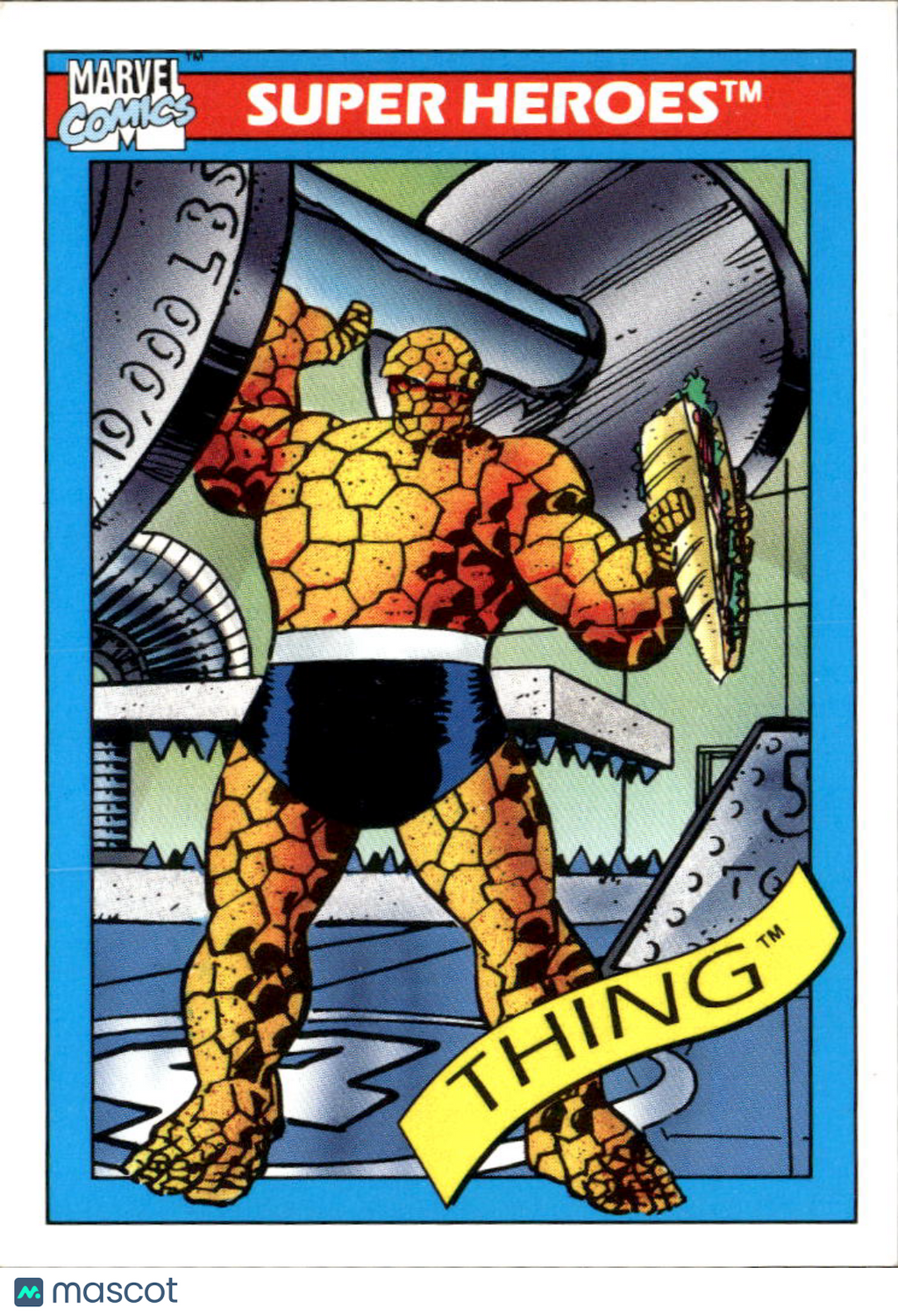 Thing 1990 Impel Marvel Universe #6