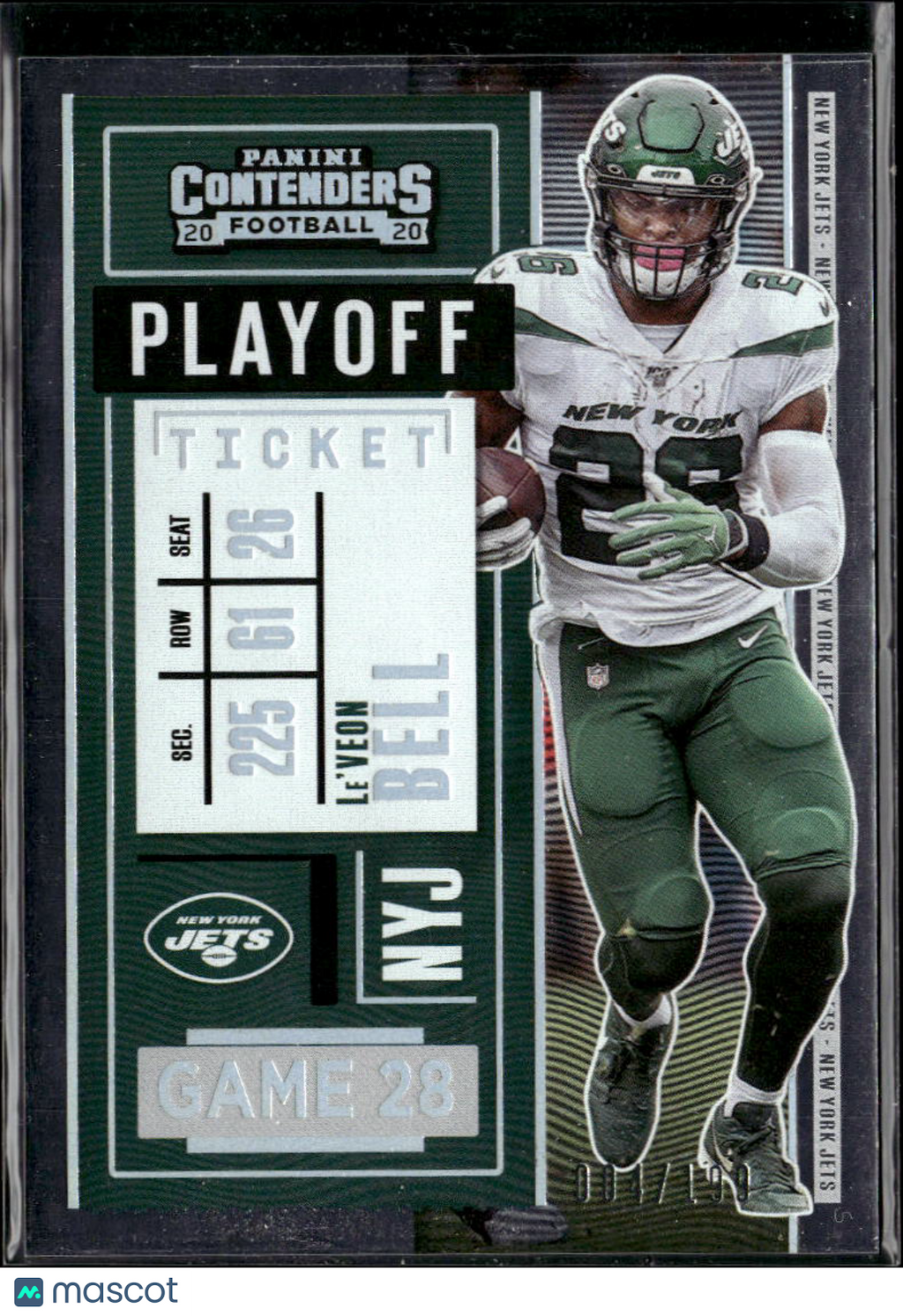 Le'Veon Bell 2020 Contenders Playoff Ticket /199 New York Jets