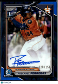 Pascanel Ferreras 2024 Bowman Chrome 1st Auto Autograph /150 Houston Astros
