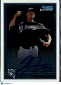 Jhan Marinez 2010 Bowman Chrome Auto Autograph Florida Marlins