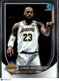 LeBron James 2025 Bowman Chrome Card Los Angeles Lakers