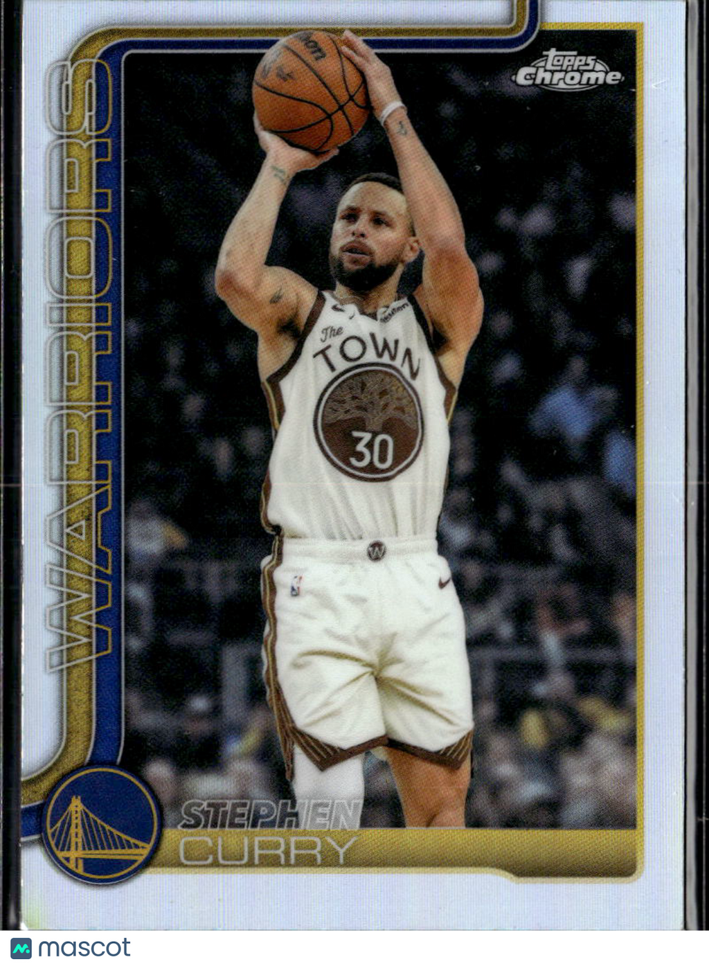 Stephen Curry 2026 Topps Chrome Refractor Golden State Warriors