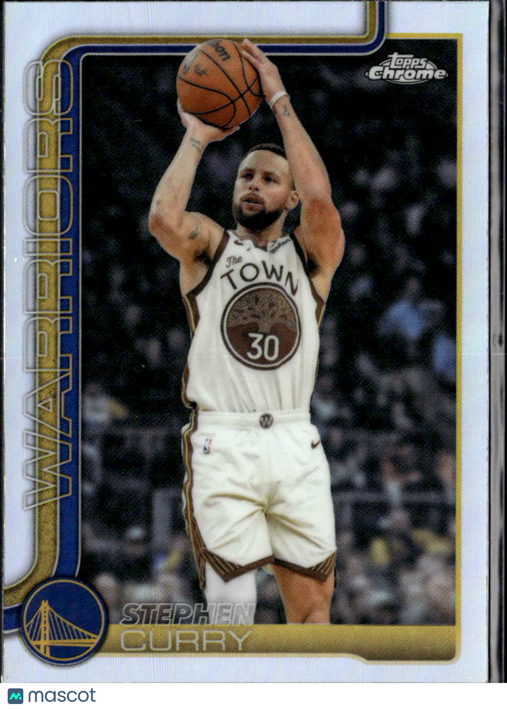 Stephen Curry 2026 Topps Chrome Refractor Golden State Warriors