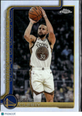Stephen Curry 2026 Topps Chrome Refractor Golden State Warriors