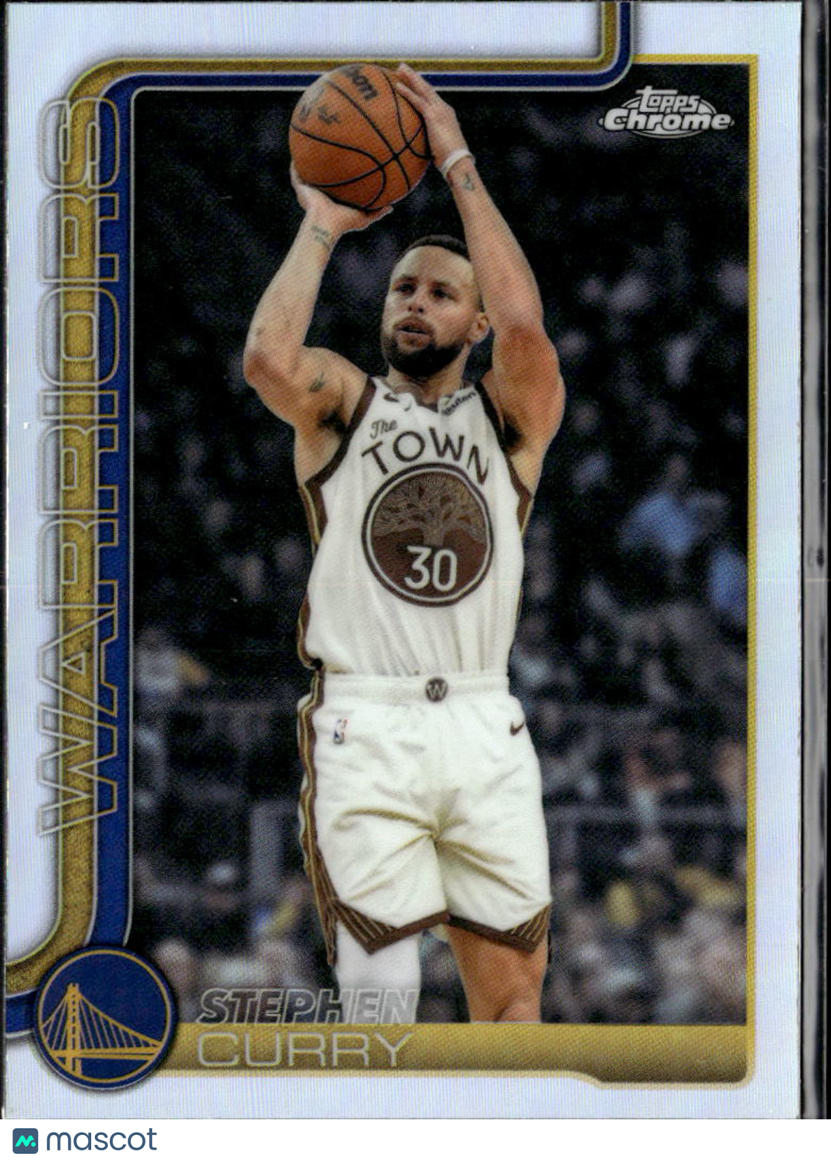 Stephen Curry 2026 Topps Chrome Refractor Golden State Warriors