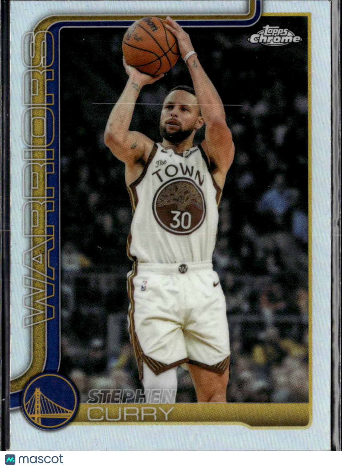 Stephen Curry 2026 Topps Chrome Refractor Golden State Warriors