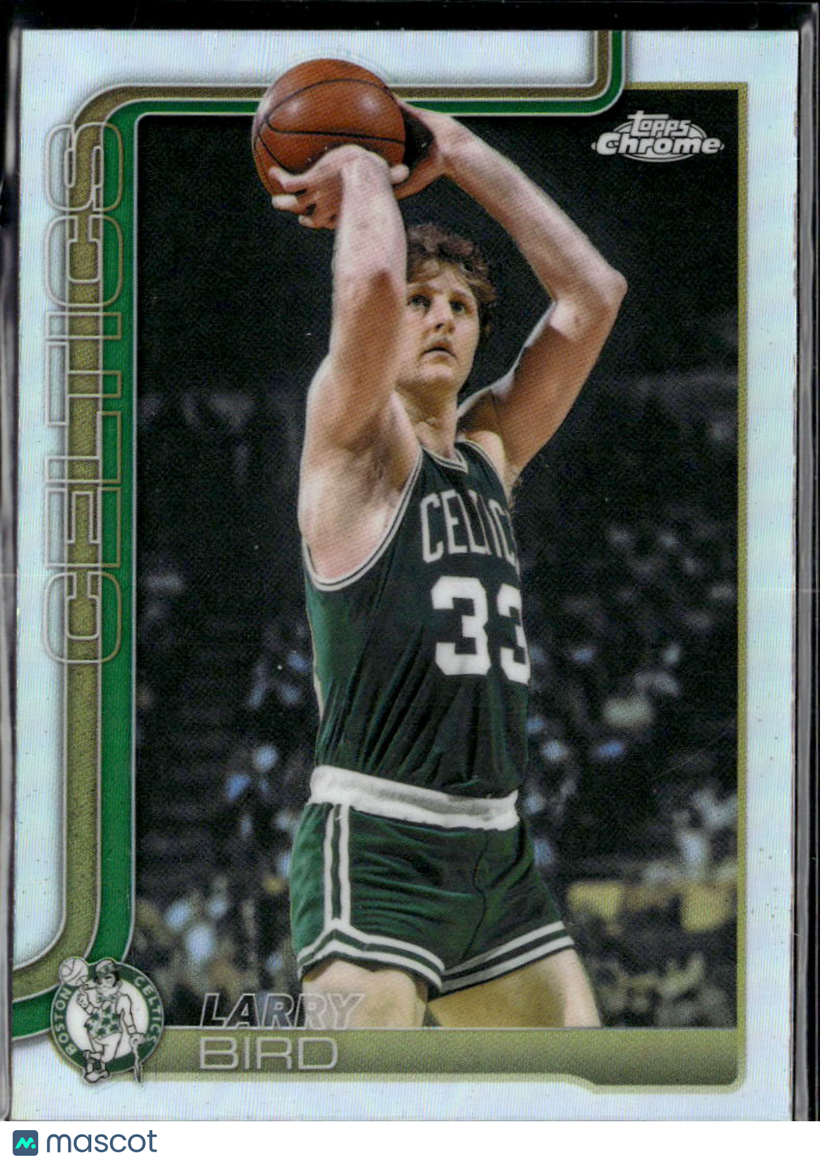 Larry Bird 2026 Topps Chrome Refractor Boston Celtics