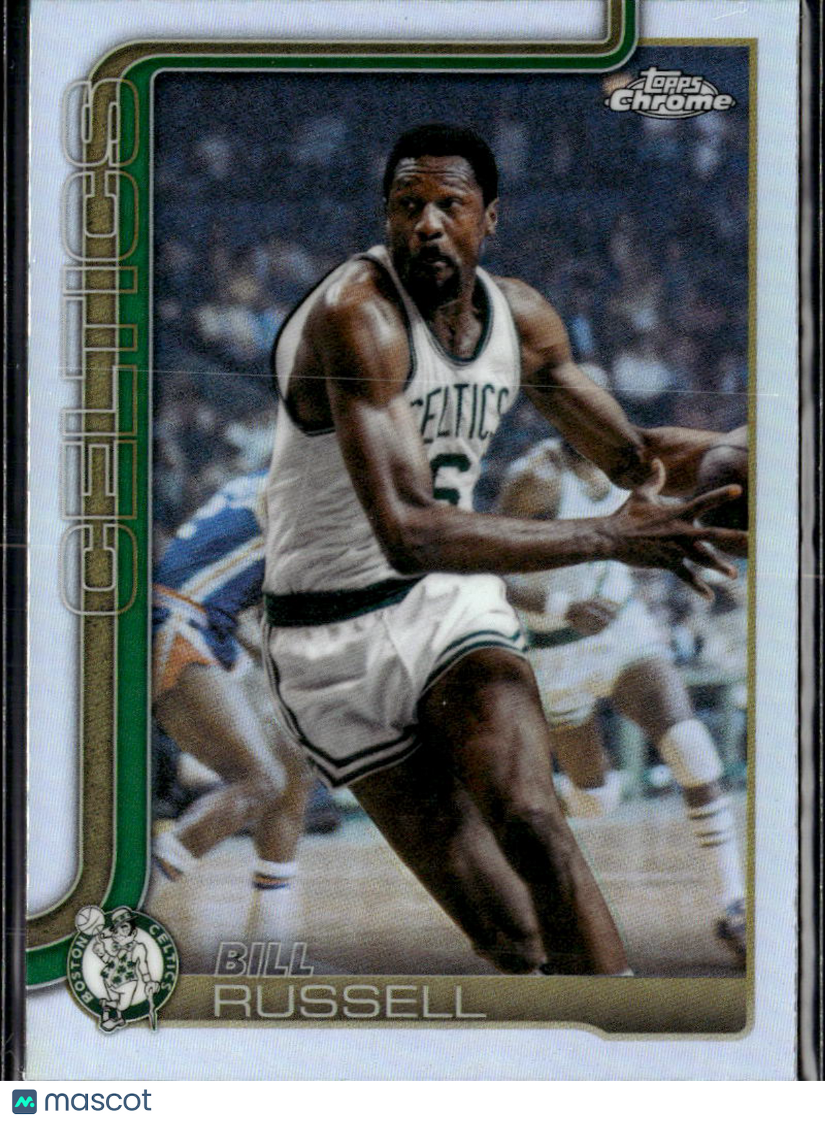 Bill Russell 2026 Topps Chrome Refractor Boston Celtics