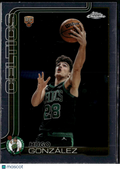 Hugo Gonzalez 2026 Topps Chrome Rookie RC Boston Celtics