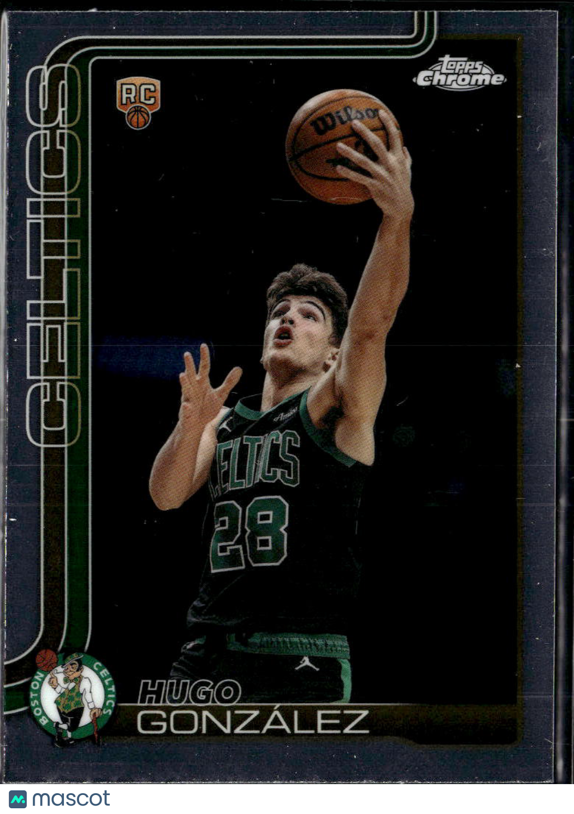 Hugo Gonzalez 2026 Topps Chrome Rookie RC Boston Celtics