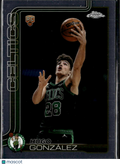 Hugo Gonzalez 2026 Topps Chrome Rookie RC Boston Celtics