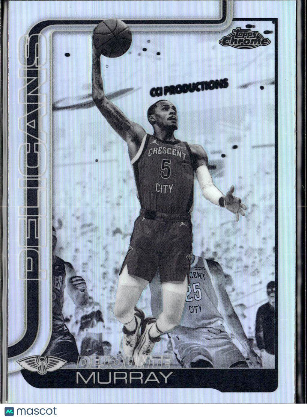 Dejounte Murray 2026 Topps Chrome Negative Refractor New Orleans Pelicans