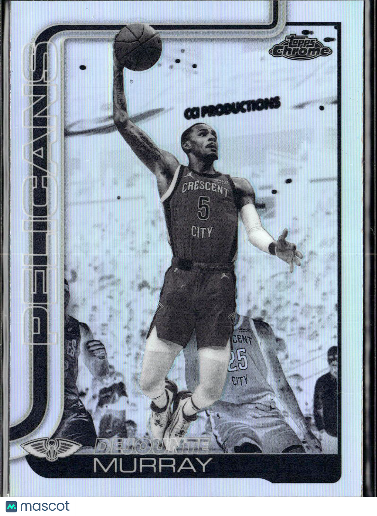 Dejounte Murray 2026 Topps Chrome Negative Refractor New Orleans Pelicans