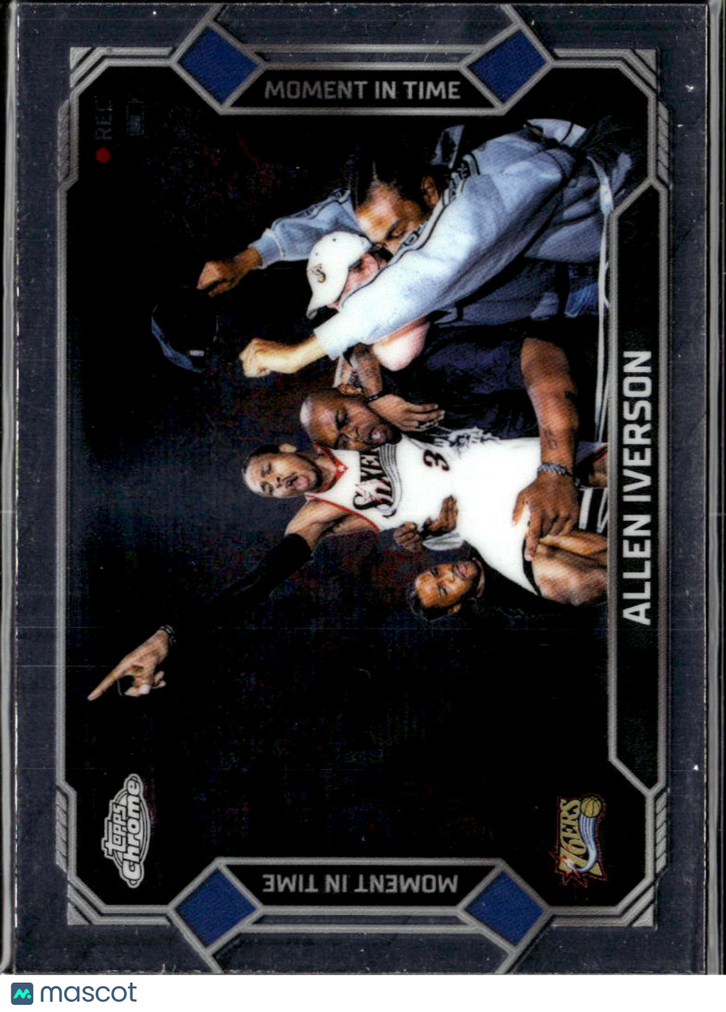 Allen Iverson 2026 Topps Chrome Moment in Time Philadelphia 76ers