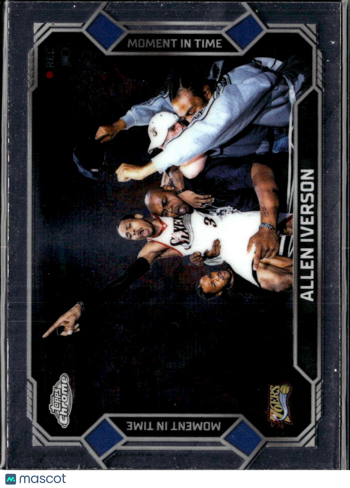 Allen Iverson 2026 Topps Chrome Moment in Time Philadelphia 76ers