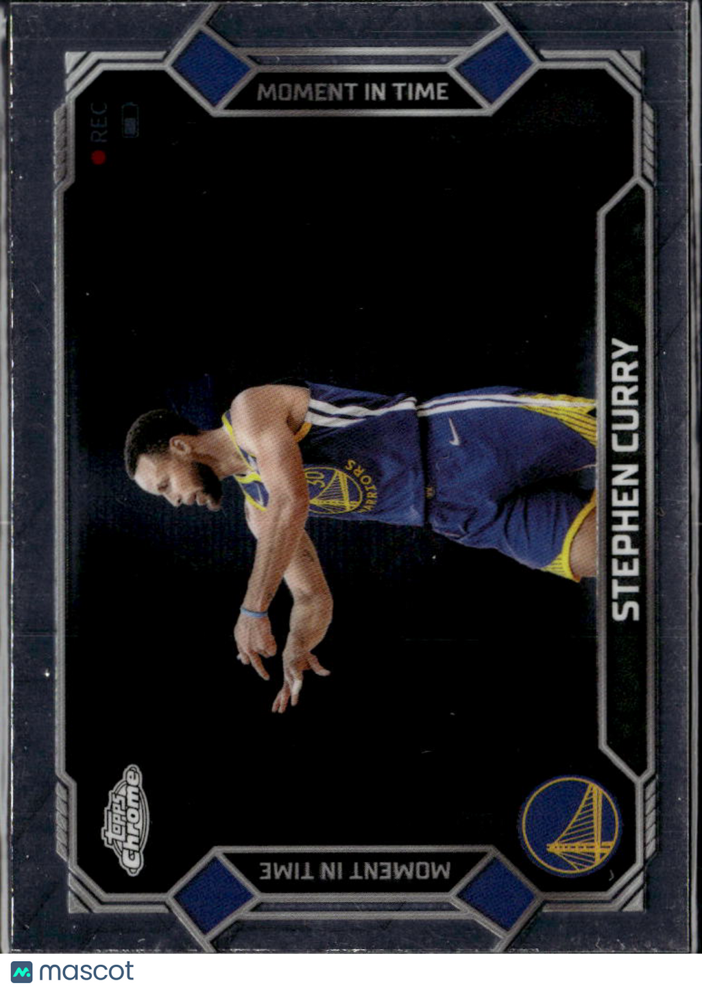 Stephen Curry 2026 Topps Chrome Moment in Time Golden State Warriors